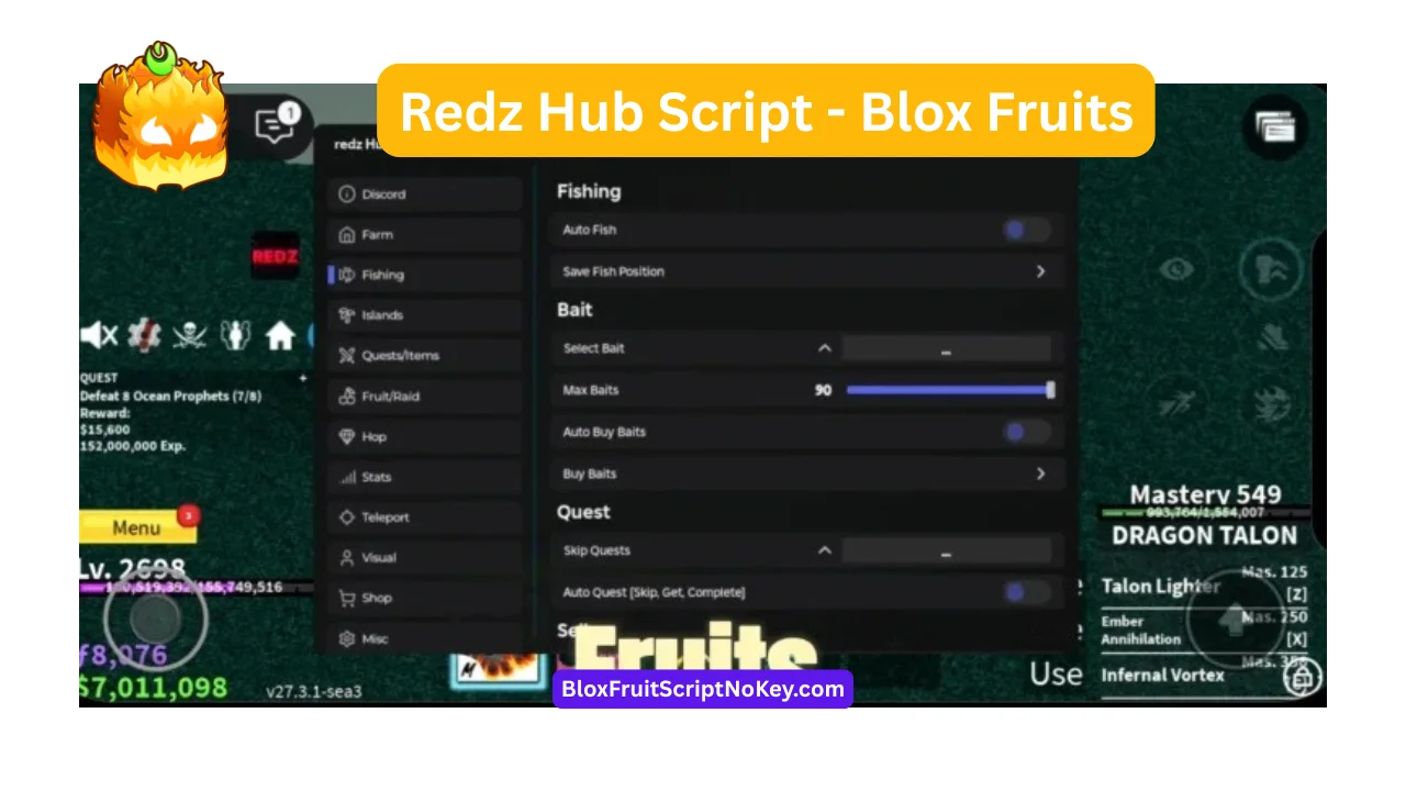 Redz Hub Script - Blox Fruits